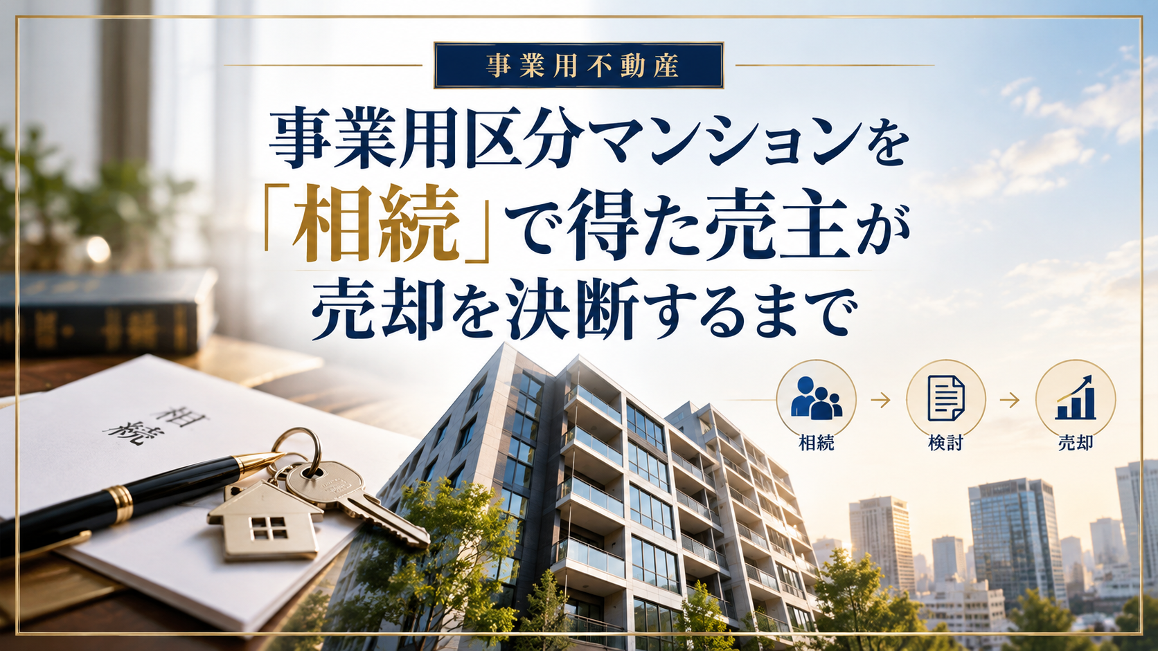 事業用区分マンションを相続した売主が売却を決断するまで｜確認事項と期限の整理